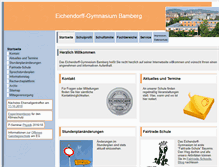 Tablet Screenshot of eg-bamberg.de